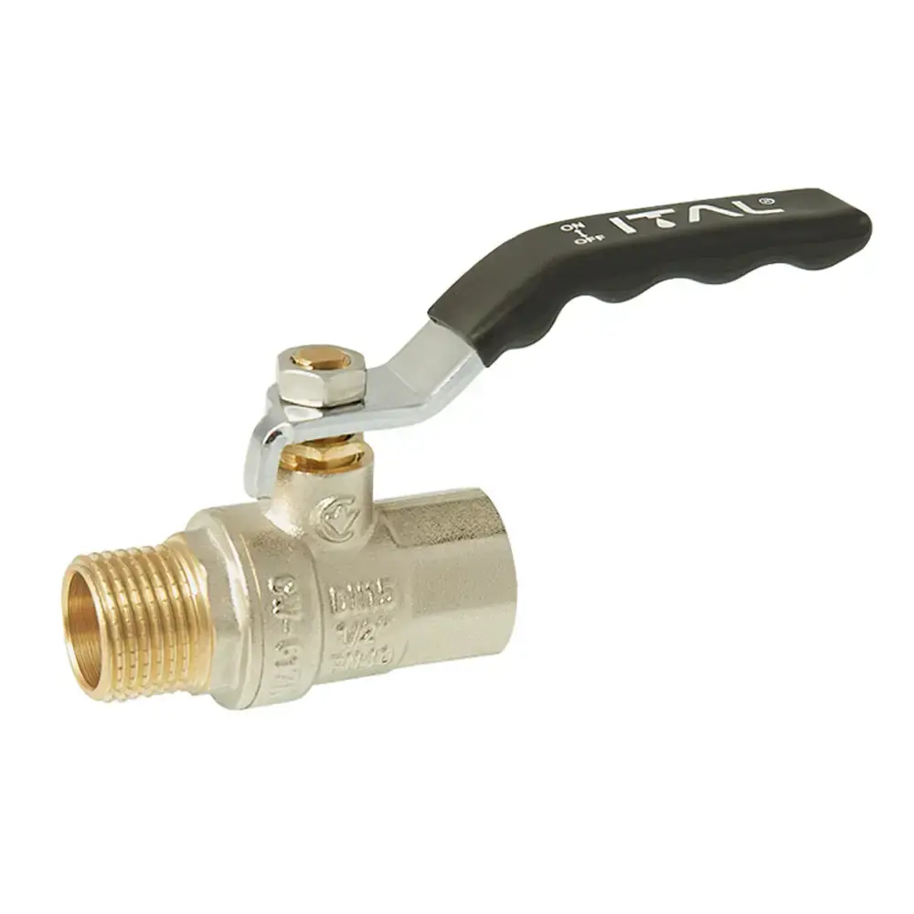 SQ-1046053_1 Шаровой кран ITAL 1/2 ВН прямой, латунь (1046053)