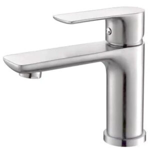 Смеситель для умывальника WEZER ROK1-05 однорычажный, сатин