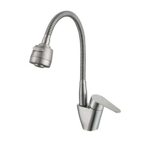 Смеситель для кухни WEZER POD4D-04 однорычажный, сатин