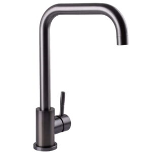 Смеситель для кухни WEZER EKO4B-01-GUNGREY однорычажный, графит