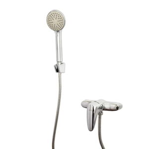 Смеситель для душа WEZER GIT5-270 однорычажный, хром + ручная лейка