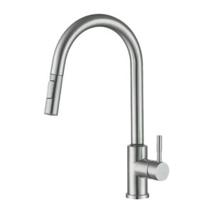 Смеситель для кухни WEZER SEN4A-01 однорычажный, сатин