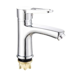 Смеситель для умывальника WEZER VRL110-01 однорычажный, хром