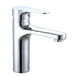 Смеситель для умывальника WEZER VRL123-14 однорычажный, хром