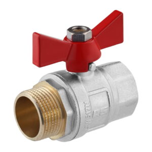 Шаровой кран STA Premium 1″ ВН прямой, латунь (CV017989)