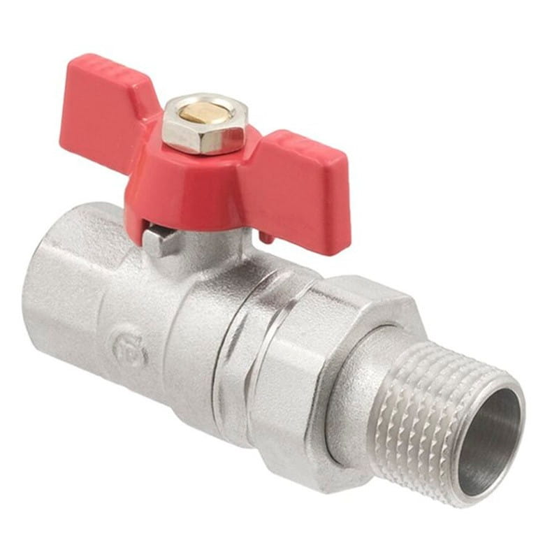 SW-100969_1 Кран с американкой PLM BASE PVC02 3/4″ ВН прямой, латунь (100969)