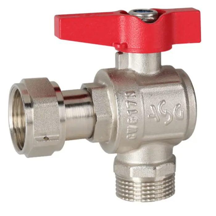 SW-98869_1 Шаровой кран с накидной гайкой ASG 3/4″ ВН угловой, латунь (6552974)