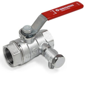 Шаровой кран Giacomini R250S 1/2″ прямой со спуском, латунь (R250SX003)