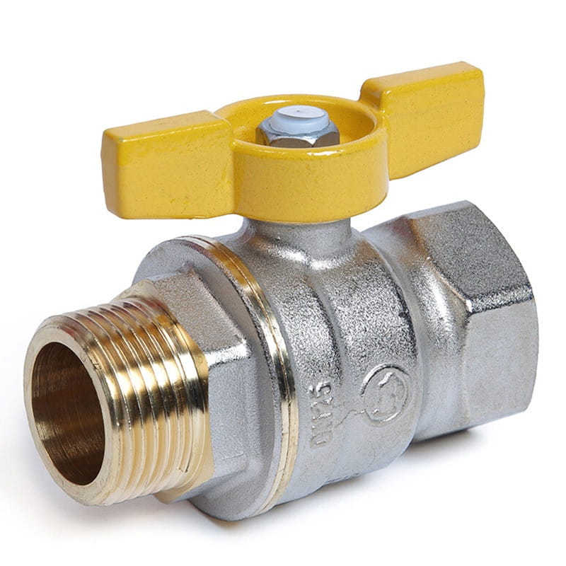 TAR-000059047_1 Газовый кран Giacomini R734GA 1″ ВН прямой, латунь (R734GAX005)