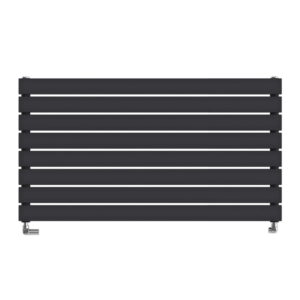 Дизайнерский радиатор IDEALE Vittoria H 12 544x1000 горизонтальный, черный матовый