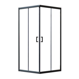 Душевая кабина Britc Orion 185x90x90 стекло 6 мм, без поддона, черная