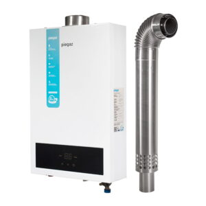 Газовая колонка Piegaz Hermes A Turbo 24 кВт 12 л/мин турбированная, белый