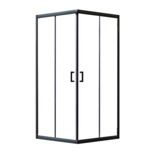 Душевая кабина Britc Orion 185x80x80 стекло 6 мм, без поддона, черная