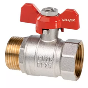 Шаровой кран Valvex ORO 1/2″ ВН прямой, латунь (1472660)