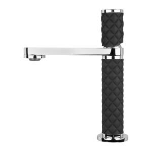 Смеситель для умывальника черный, хром Nett OBH-24