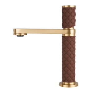 Смкситель для умывальника золотой, коричневый Nett OGBr-24