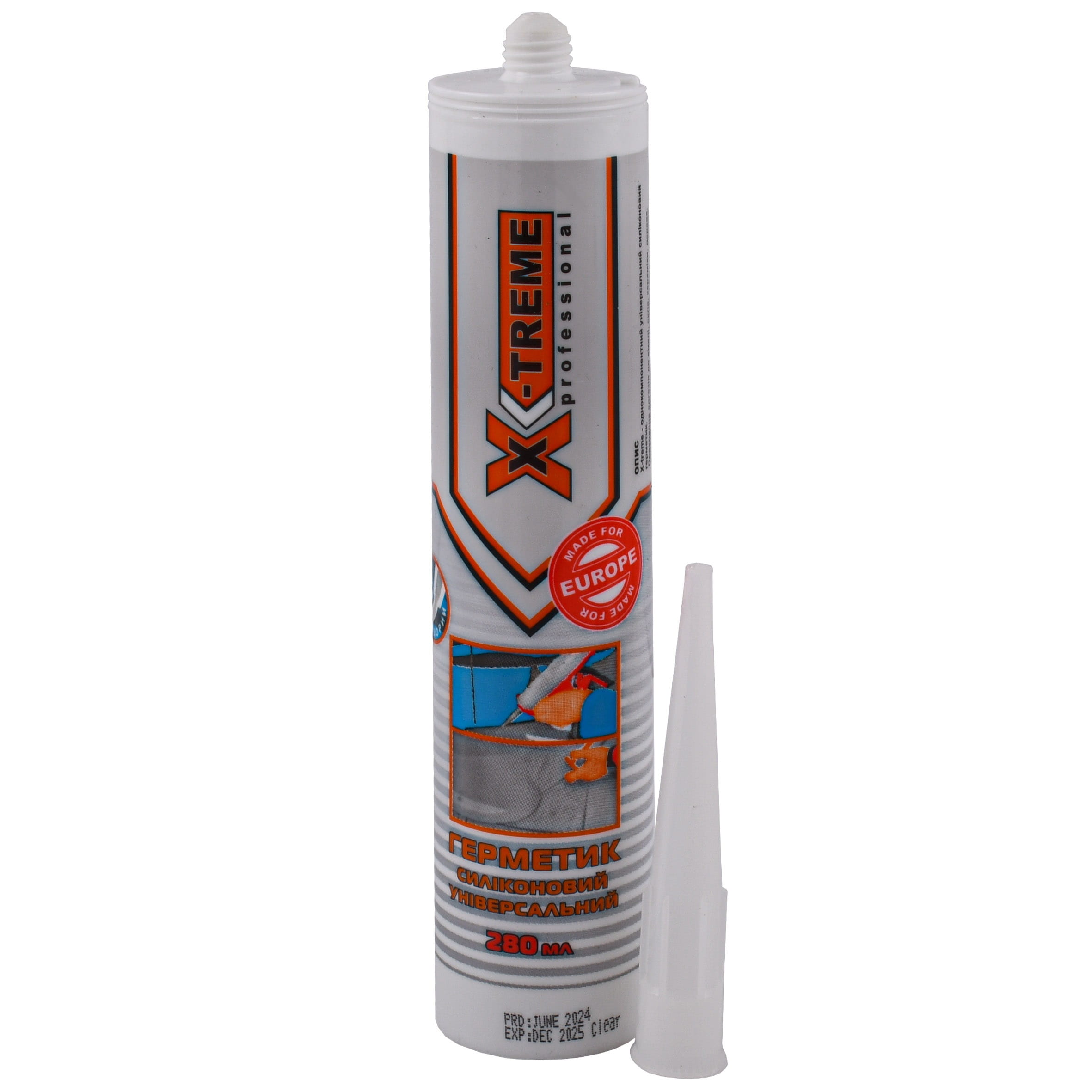 000029299 Герметик силиконовый X-TREME 280 мл