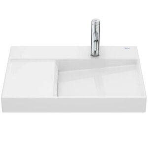 Умывальник накладной Rosa Horizon-View 600x420 прямоугольный, белый глянцевый (A32727400B)