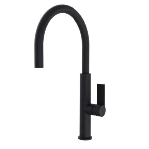 Смеситель для кухни Aqua Rodos Luna 13001 однорычажный, черный матовый (АР000083254)