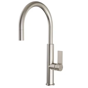 Смеситель для кухни Aqua Rodos Luna 13002 однорычажный, никель (АР000083255)