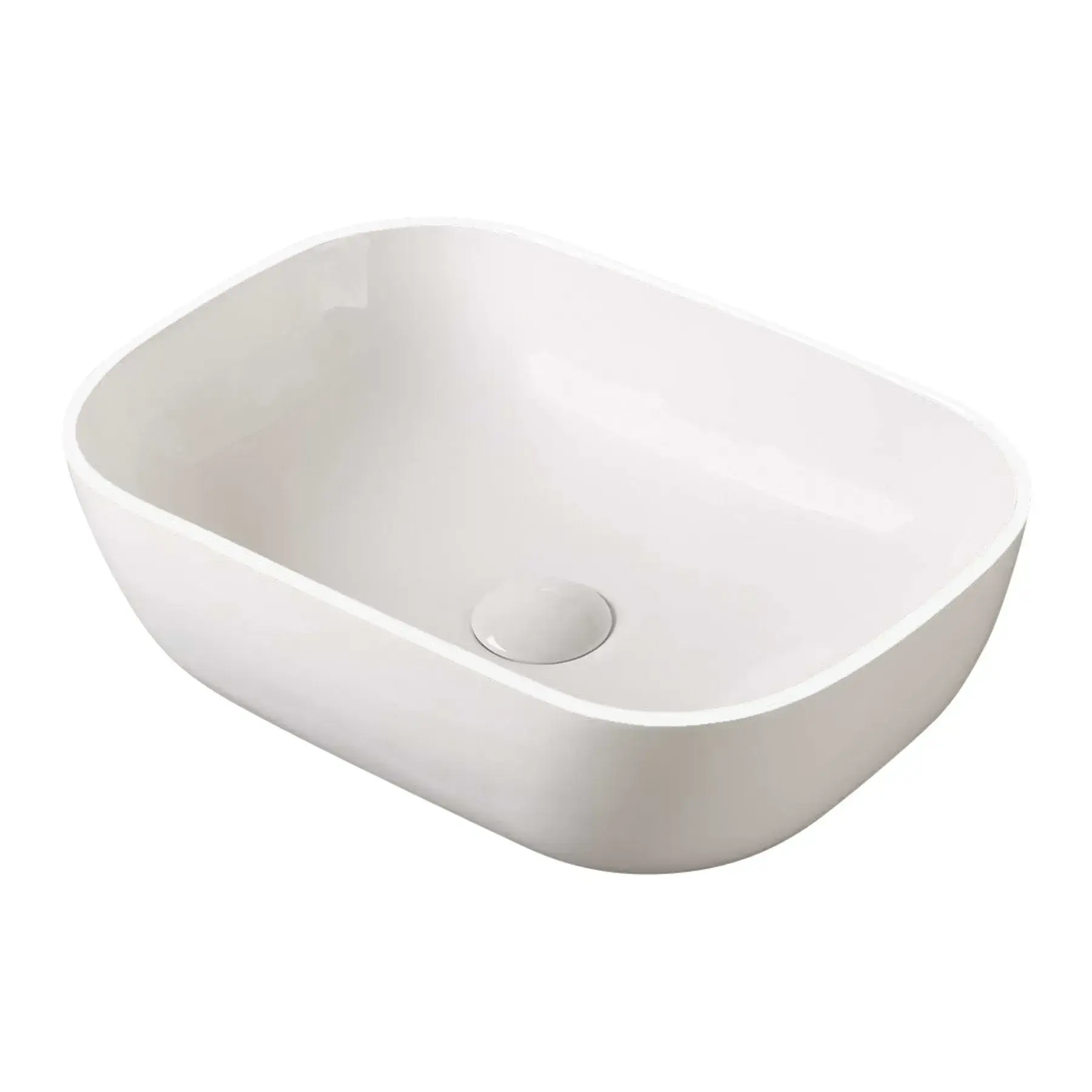 93460_1 Умывальник накладной Imprese i-FORM 455x320 прямоугольный, белый (с06010603-46)