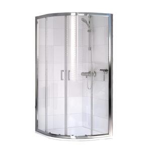 Душевая кабина Koller Pool Liga Line 185x90x90 стекло 5 мм, с поддоном, хром