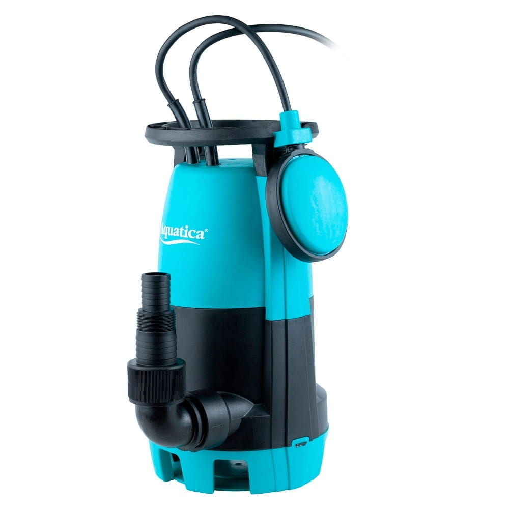 AKD4300_0 Дренажный насос Aquatica 0,5 кВт H 6,1 м Q 210 л/мин с поплаком (773133)