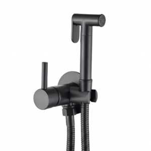 Смеситель для гигиенического душа Invena однорычажный, черный (BP-00-B04)