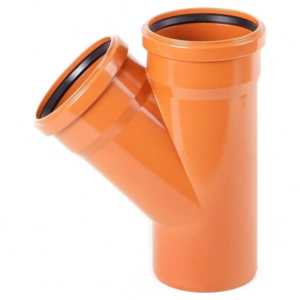 Тройник наружной канализации Valrom 200x200мм 45° (CF245200200)