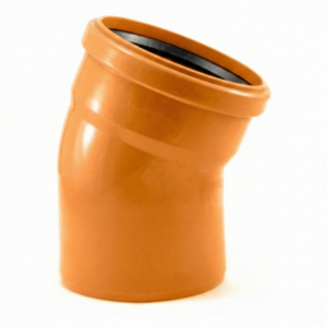 Колено наружной канализации Armakan 160 мм 15° (KL160001-Z)