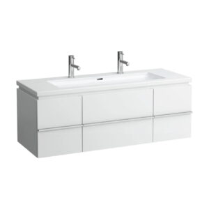 Тумба в ванную Laufen CASE под умывальник, 1295x475x460, подвесной, белый