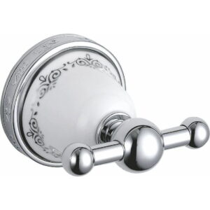 Планка с крючками Aqua Rodos Виктория латунь, хром