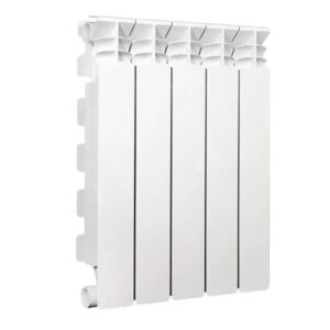 Биметаллический радиатор Radex 500/100 боковое подключение, белый (10 секций в сборе)