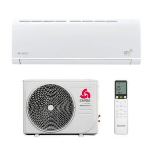 Кондиционер Chigo Alba CS-25V3G-1C150F 25м2 (-25°С) R32 инверторный, белый + пульт ДУ (Wi-Fi)
