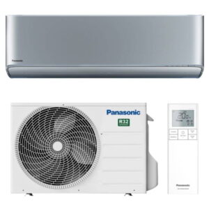 Кондиционер Panasonic Etherea CS-XZ25ZKEW/CU-Z25ZKE 25м2 (-20℃) R-32 инверторный, серебристый + пульт ДУ (Wi-Fi)