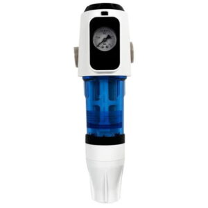 Фильтр тонкой очистки Canature CPF-3-M 3/4" для гарячей воды, латунь, с манометром