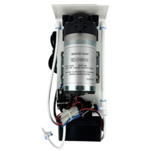 Помпа для обратного осмоса Organic 100 GPD P6010 на кронштейне с датчиками