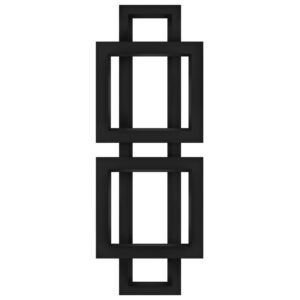 Дизайнерский полотенцесушитель Genesis Aqua Graff 1400x500 универсальный, черный