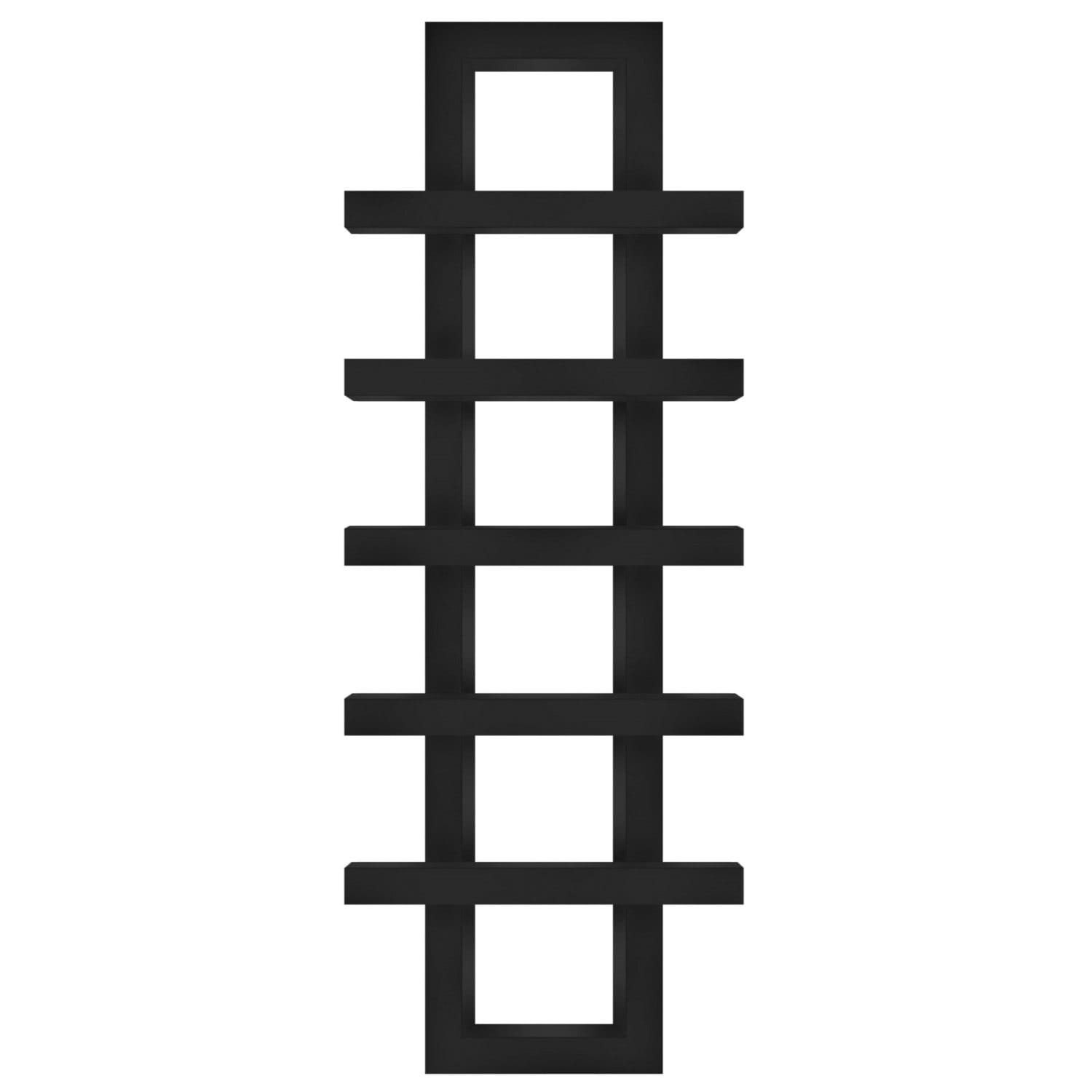 GA-111004 (1) Дизайнерский полотенцесушитель Genesis Aqua Teon 1400×500 универсальный, черный