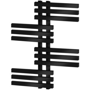 Дизайнерский полотенцесушитель Genesis Aqua Viter 1400×800 универсальный, черный