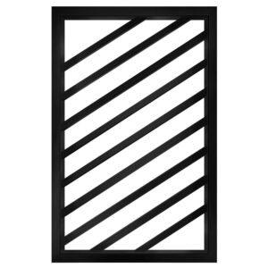 Дизайнерский полотенцесушитель Genesis Aqua Kropiva 800x500 универсальный, черный