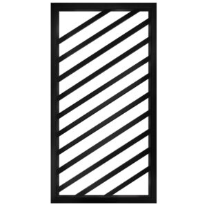 Дизайнерский полотенцесушитель Genesis Aqua Kropiva 1000x500 универсальный, черный