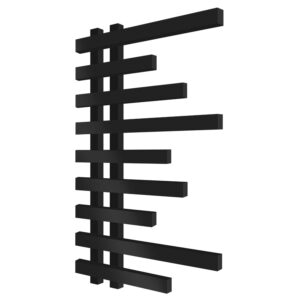 Дизайнерский полотенцесушитель Genesis Aqua Neptun 1200x500 универсальный, черный