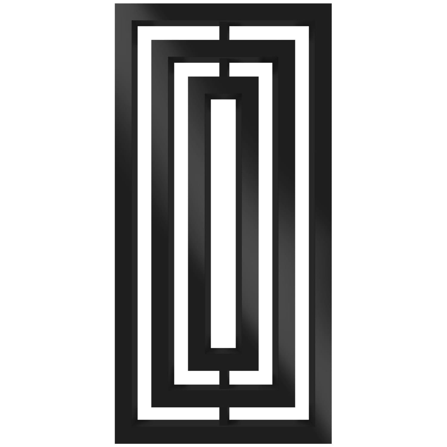 GA-87004 (1) Дизайнерский полотенцесушитель Genesis Aqua Nitro 1400x600 универсальный, черный