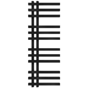 Дизайнерский полотенцесушитель Genesis Aqua Carisma 1200x530x30 универсальный, черный