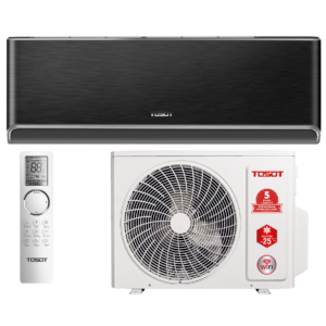 Кондиционер TOSOT Naomi GD-09RB 25м2 (-25°C) R32 инверторный, черный (Wi-Fi)