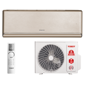 Кондиционер TOSOT Naomi GD-09RG 25м2 (-25°C) R32 инверторный, золото (Wi-Fi)