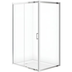 Душевая кабина Cersanit Zip 190x100x80 стекло 5 мм, без поддона, хром (S154-003)