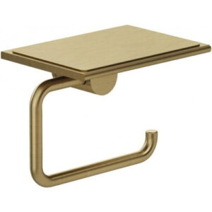 Держатель для туалетной бумаги Kludi Vela R сталь, золото брашированное