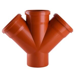 Крестовина наружной канализации VSplast 110 мм 45°